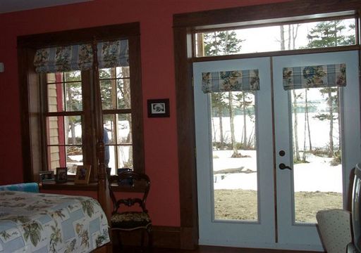 Bedroom-Roman shades
