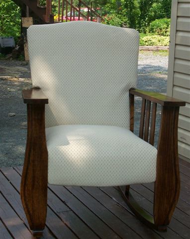 refinished wood also
