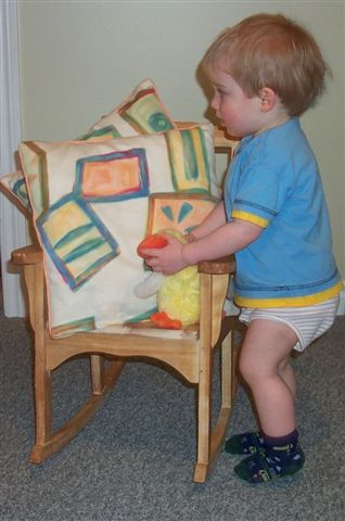 Cushion for baby's chair
